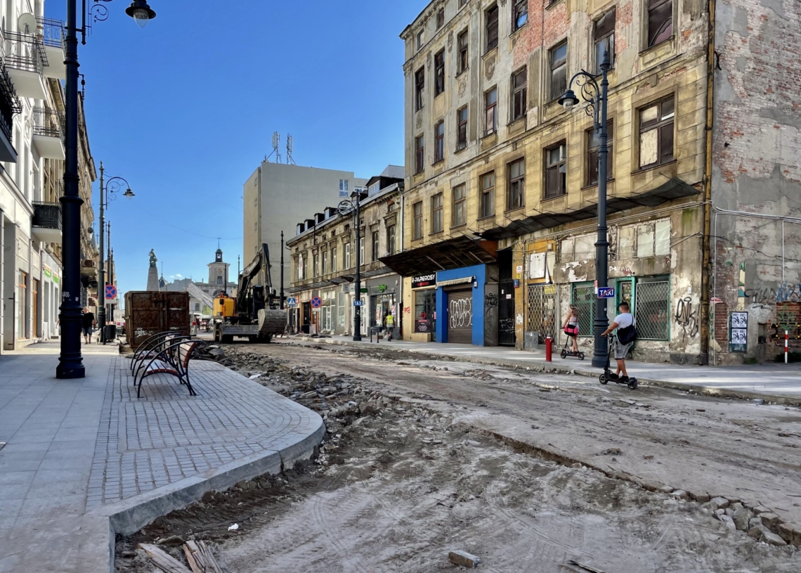 Modernizacja ulicy Północnej. Trwa budowa kratownicy przy ulicy Nowomiejskiej