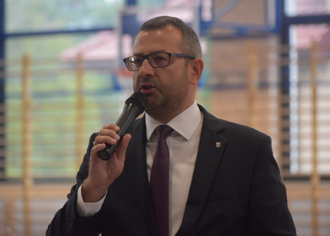 Otwarcie hali sportowej w Warcie