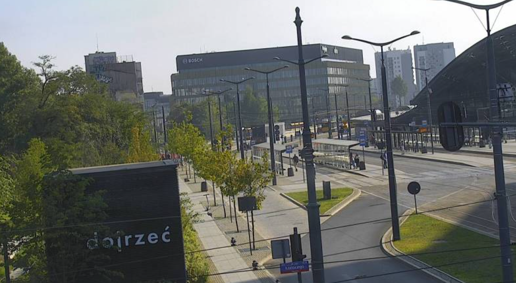 zatrzymanie ruchu tramwajowego na ulicy Kilińskiego