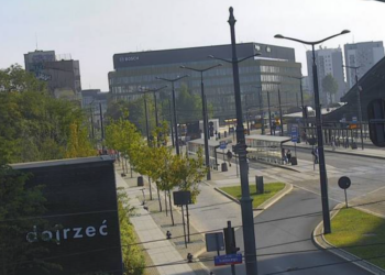 zatrzymanie ruchu tramwajowego na ulicy Kilińskiego