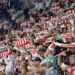 Doping kibiców na meczu ŁKS Łódź - Jagiellonia Białystok