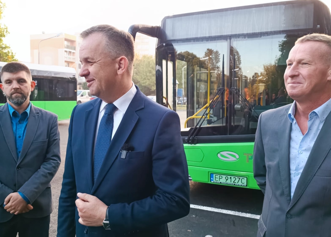Pierwsze autobusy elektryczne wyjechały na ulice Piotrkowa
