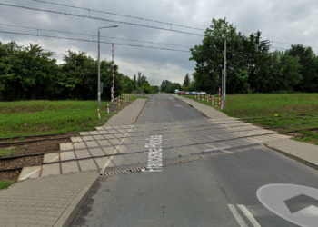przejazd kolejowy na ul. Plocka