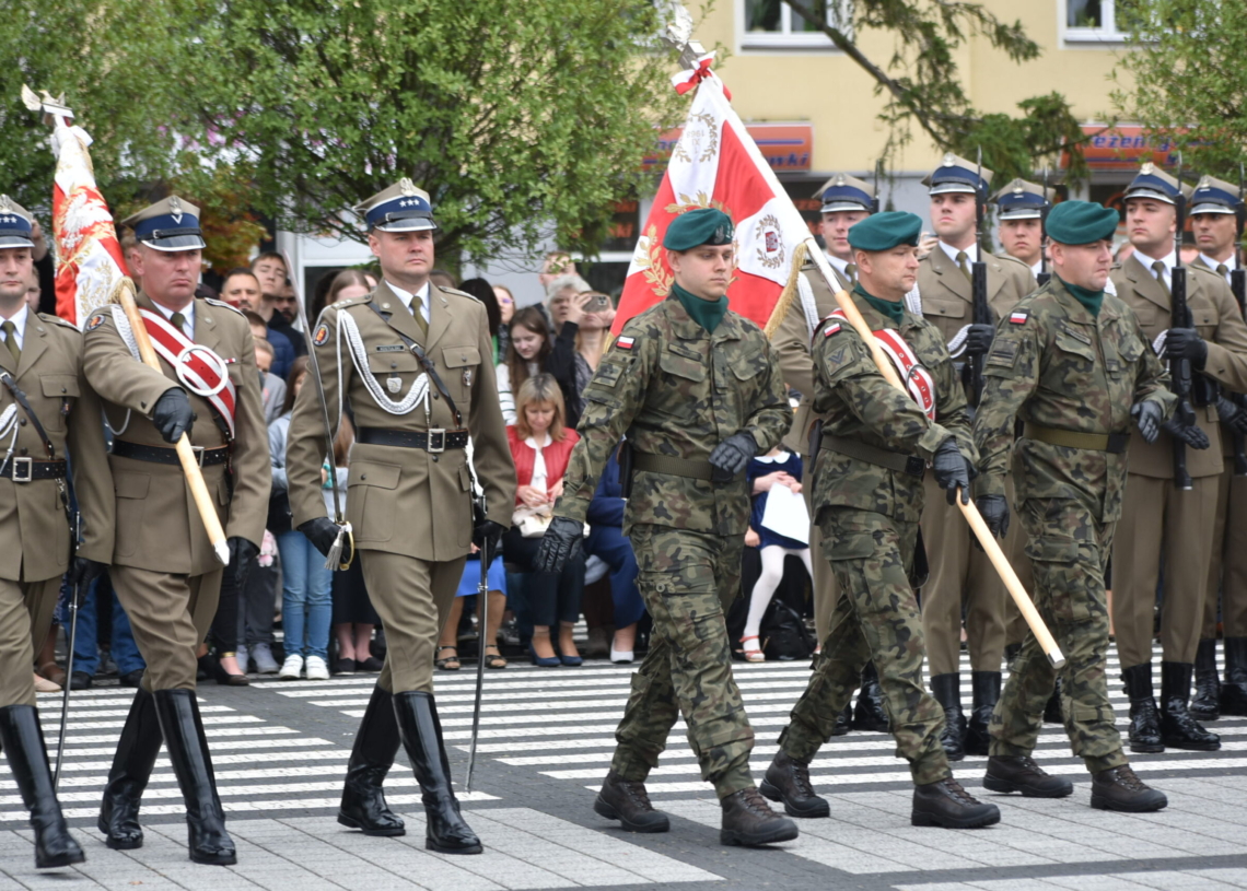 Przysięga wojskowa w Sieradzu
