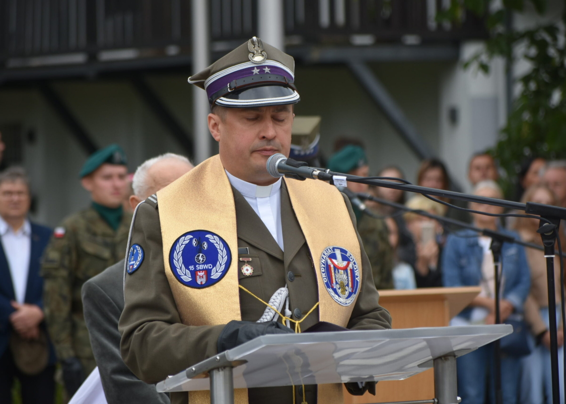 Przysięga wojskowa w Sieradzu