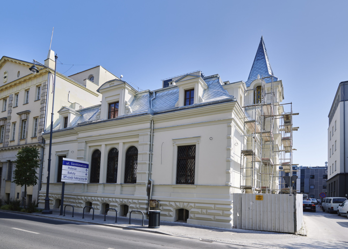 Rewitalizacja willi Maurycego Frankela. Kończy się odnowa elewacji