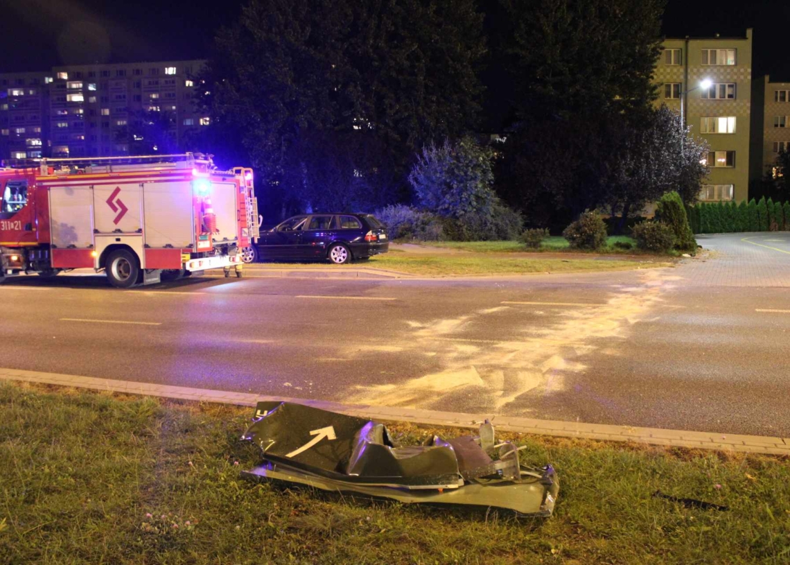 Retkinia - stłuczka i ucieczka