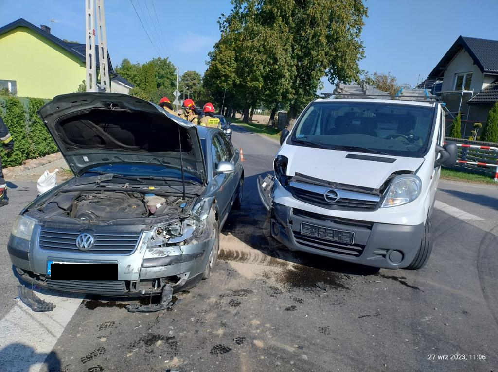 Wypadek w miejscowości Kościerzyn