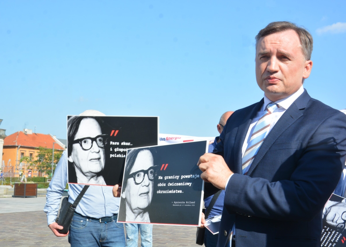 Tomaszów Mazowiecki: minister Zbigniew Ziobro poparł kandydaturę Ewy Wendrowskiej