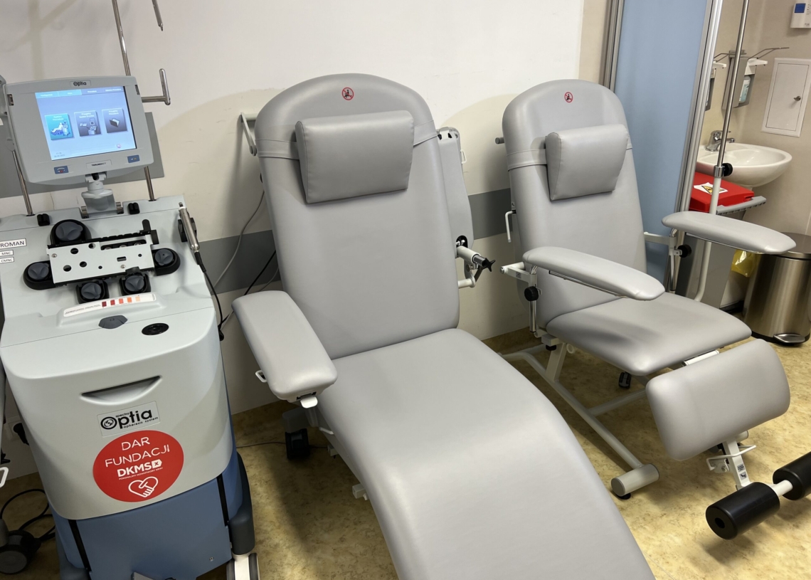 Fundacji DKMS dla szpitala Kopernika w Łodzi