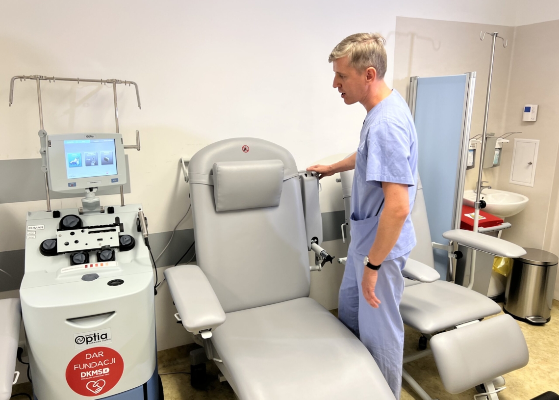 Fundacji DKMS dla szpitala Kopernika w Łodzi