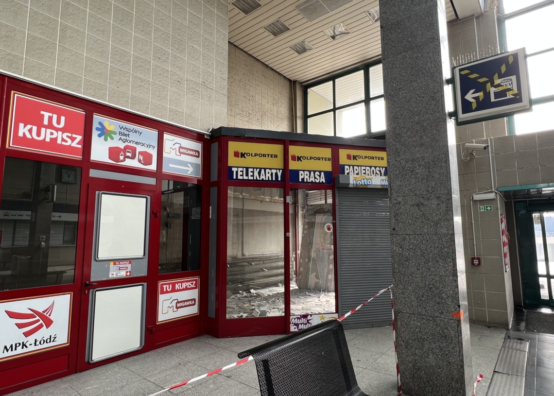 ŁKA zamknęła kasy na dworcu Łódź Kaliska