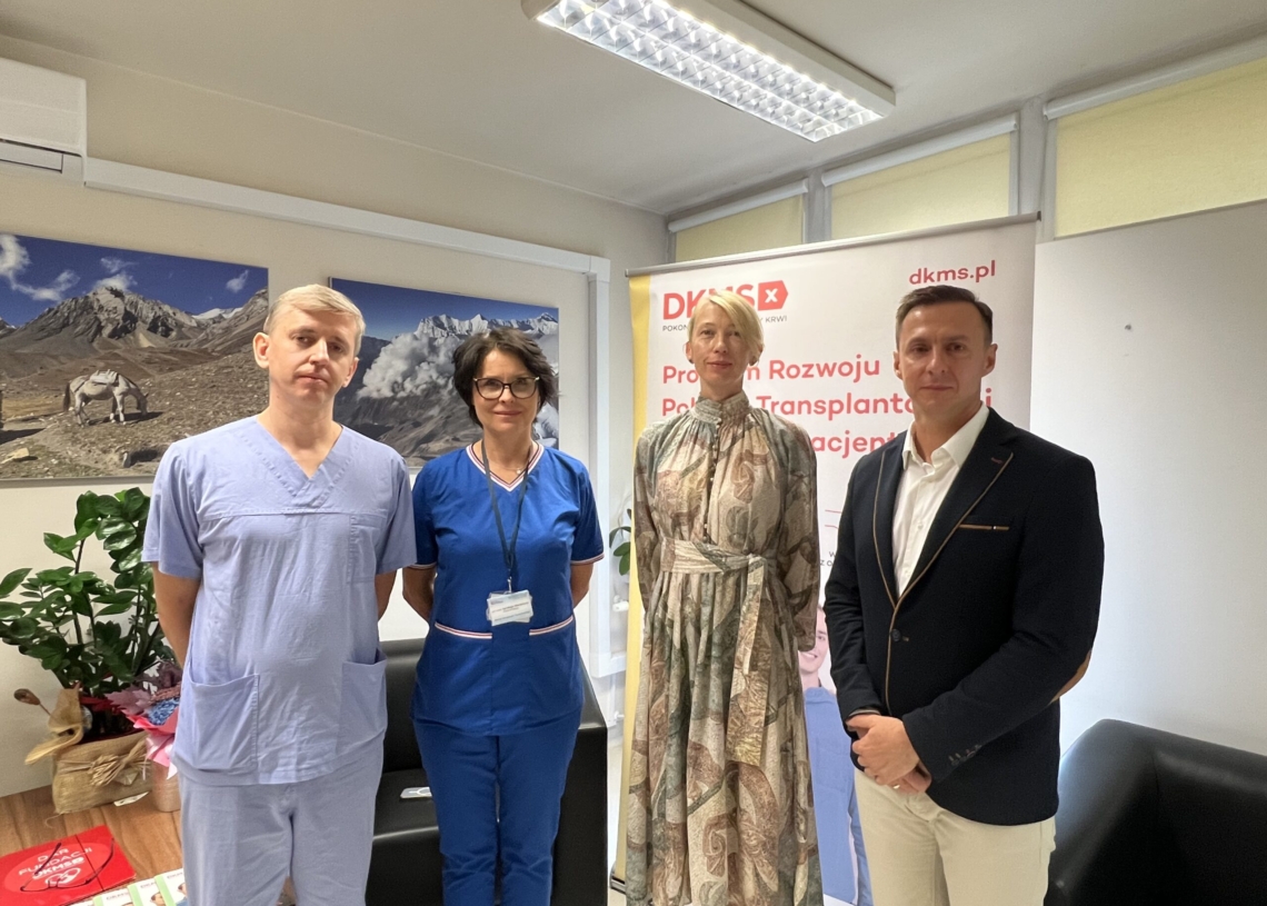 Fundacji DKMS dla szpitala Kopernika w Łodzi