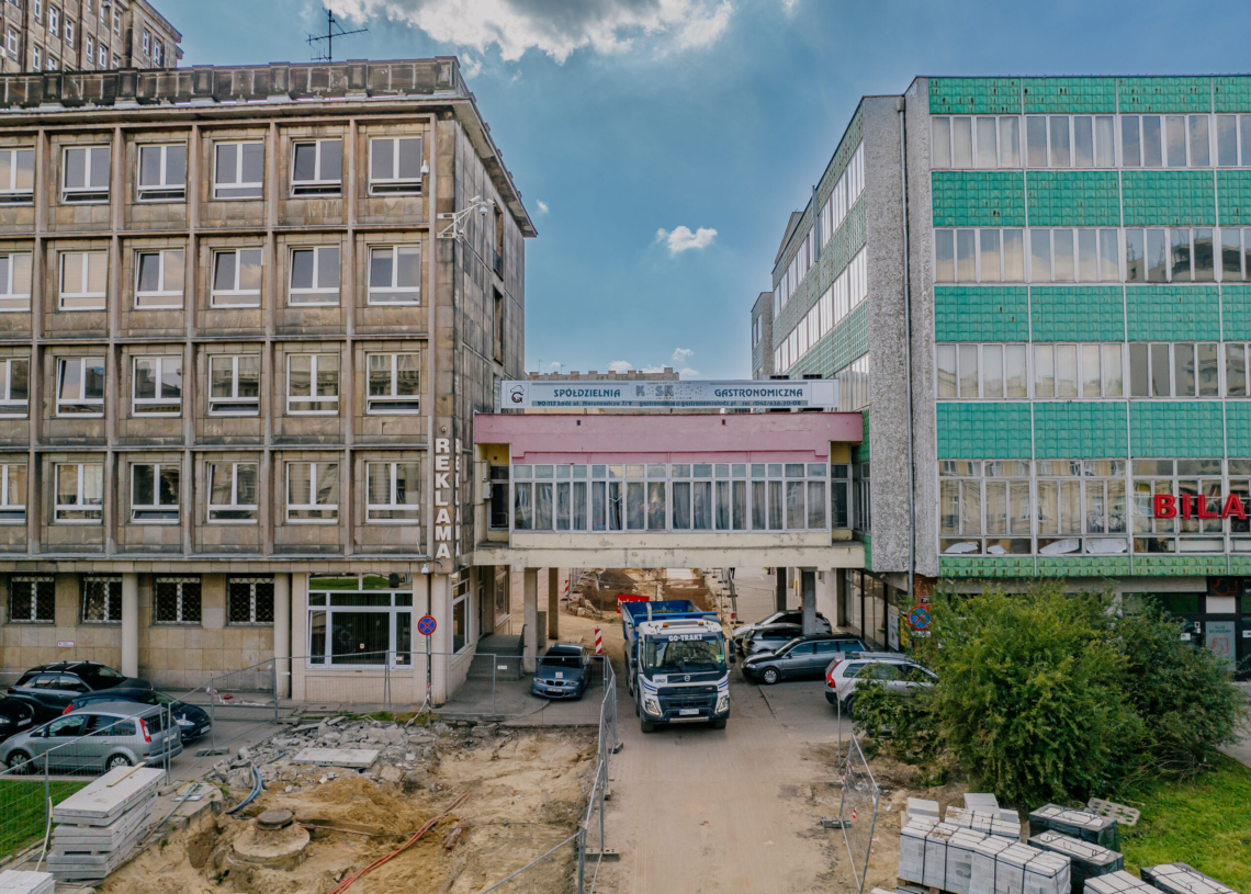 Budowa nowej drogi między ulicami Wschodnią i Sienkiewicza. Na razie zakończono korytowanie