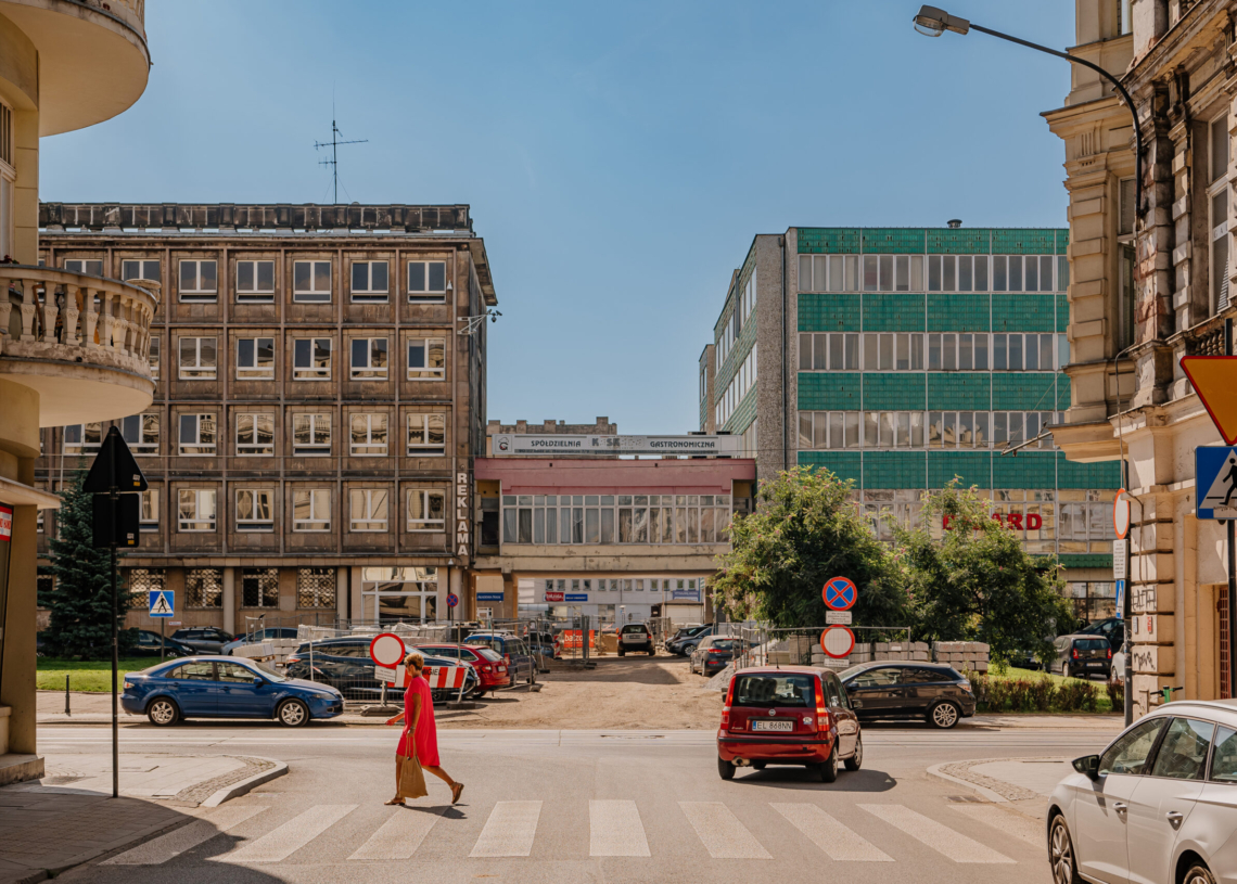 Budowa nowej drogi między ulicami Wschodnią i Sienkiewicza. Na razie zakończono korytowanie