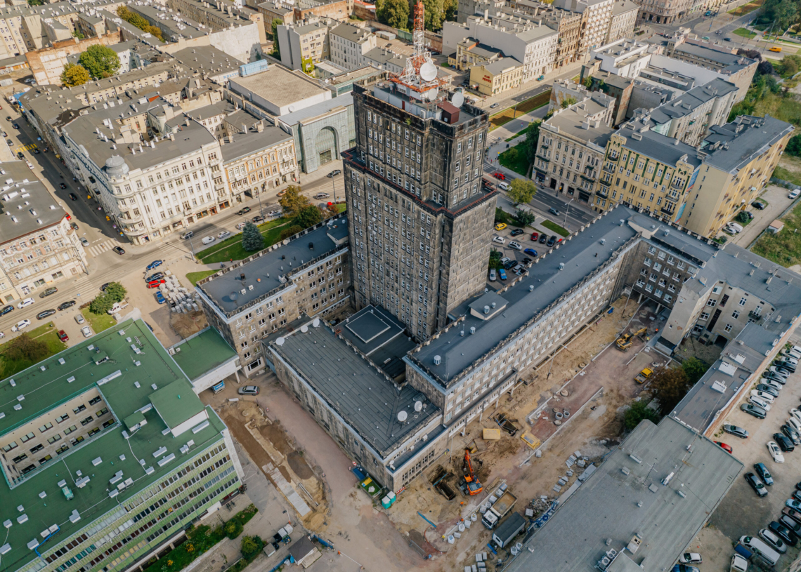 Budowa nowej drogi między ulicami Wschodnią i Sienkiewicza. Na razie zakończono korytowanie