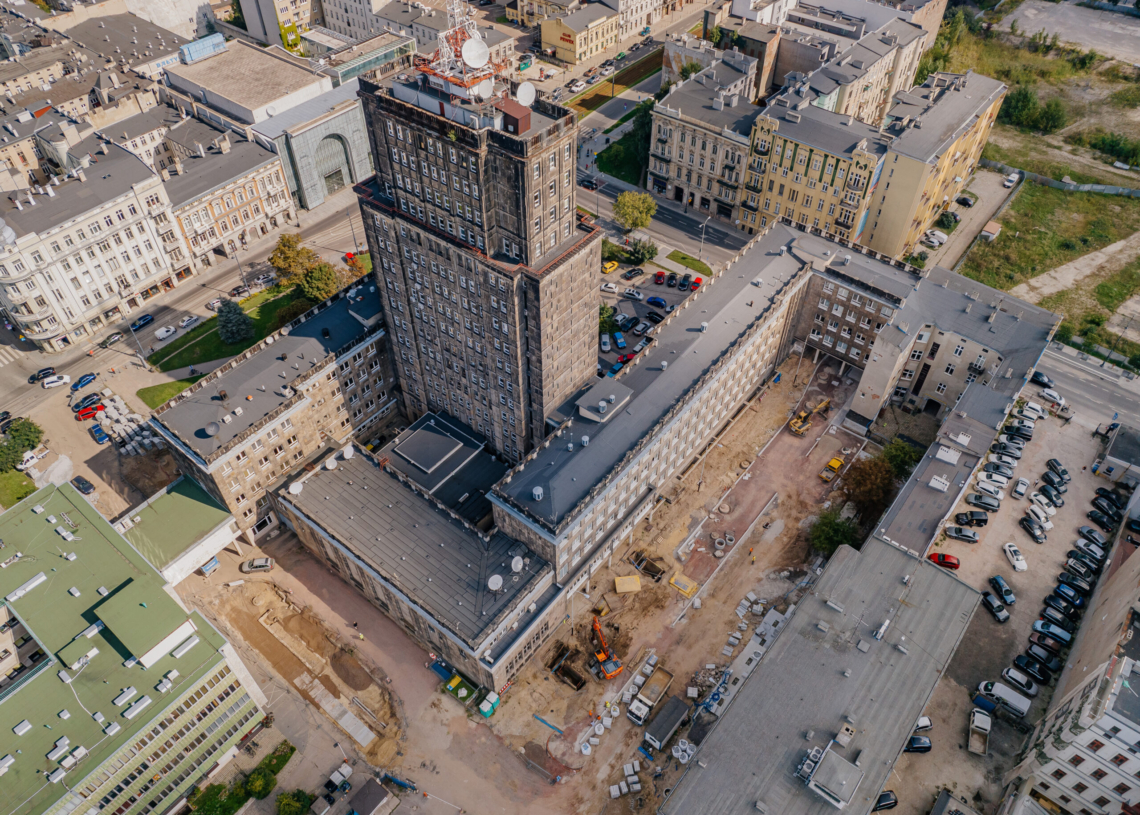 Budowa nowej drogi między ulicami Wschodnią i Sienkiewicza. Na razie zakończono korytowanie
