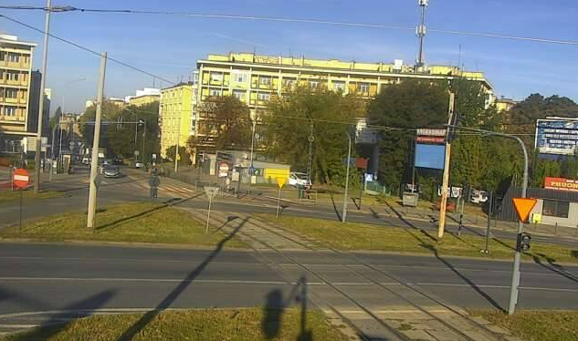zatrzymanie ruchu tramwajowego na ulicy Pomorskiej