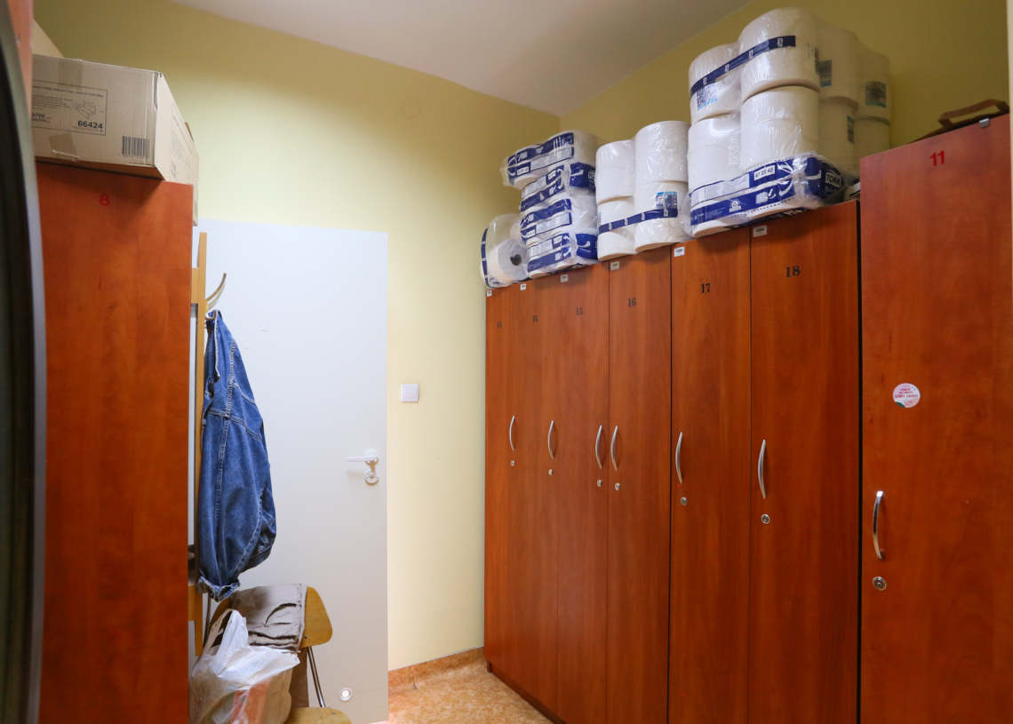 Remont przychodni przy ulicy Maratońskiej wkroczył w kolejny etap