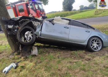 Wypadek na DK70 pod Skierniewicami