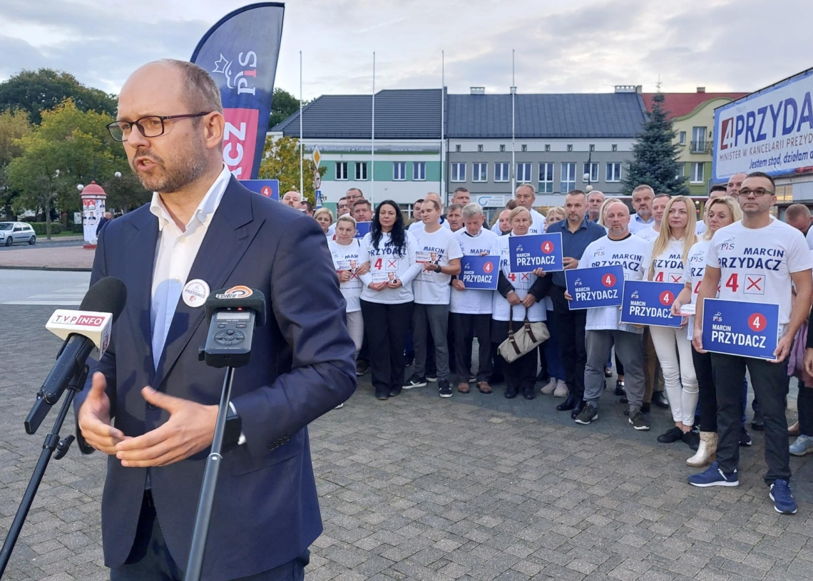 Marcin Przydacz podsumował w Wieluniu kampanię wyborczą