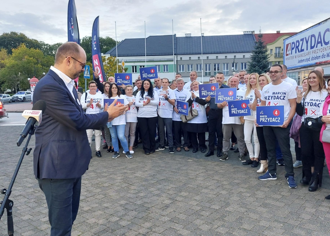 Marcin Przydacz podsumował w Wieluniu kampanię wyborczą