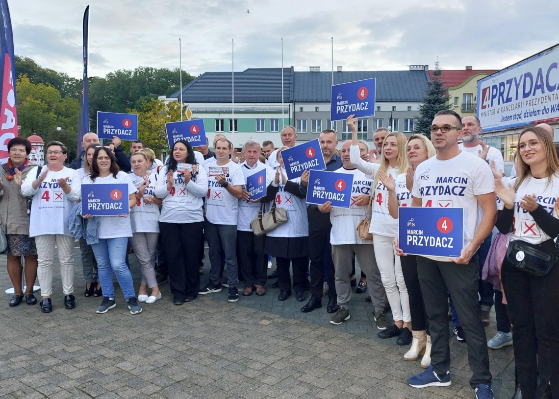 Marcin Przydacz podsumował w Wieluniu kampanię wyborczą