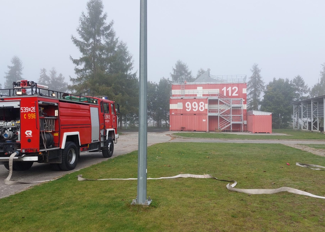 Manewry strażackie 32 jednostek OSP z powiatu sieradzkiego