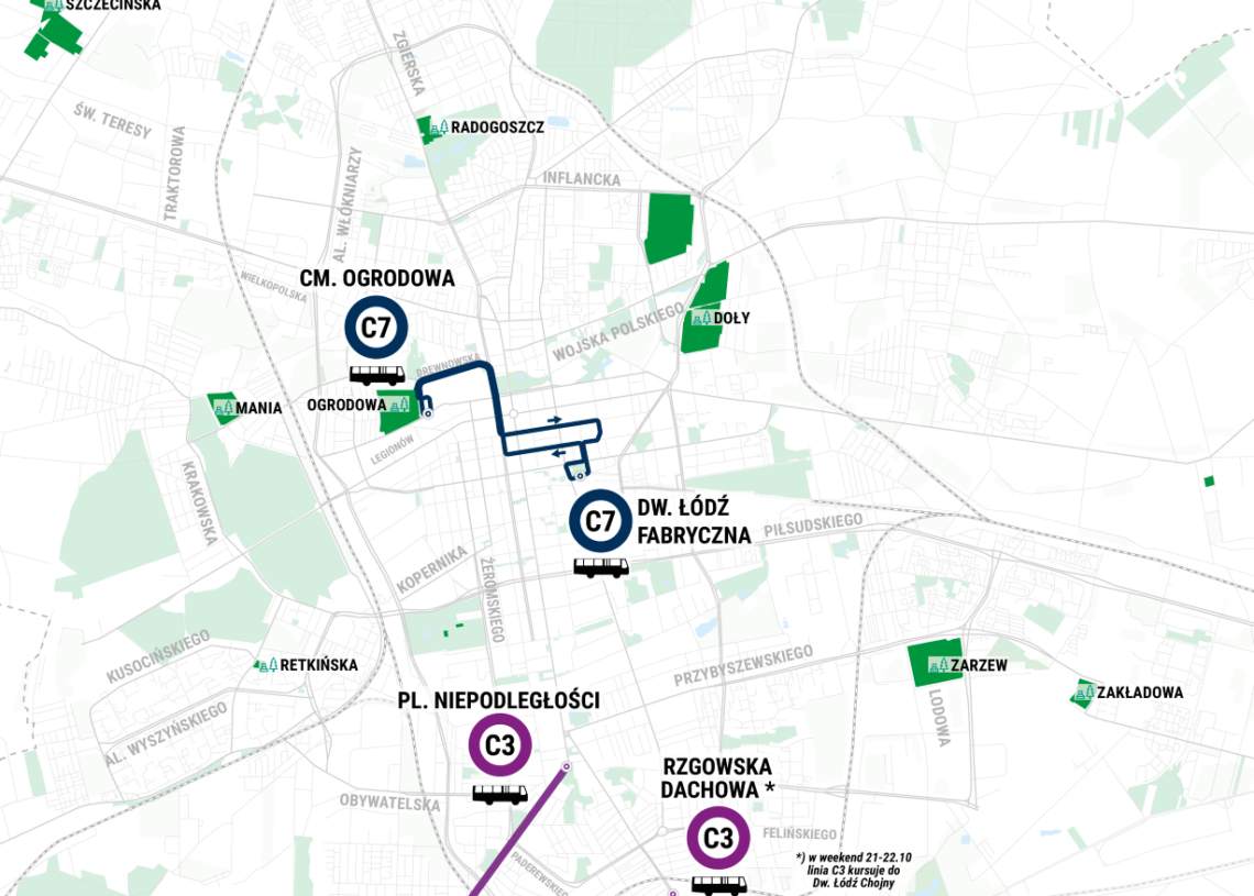 Pierwsze "linie cmentarne" zaczynają kursować 16 października 1 linie cmentarne