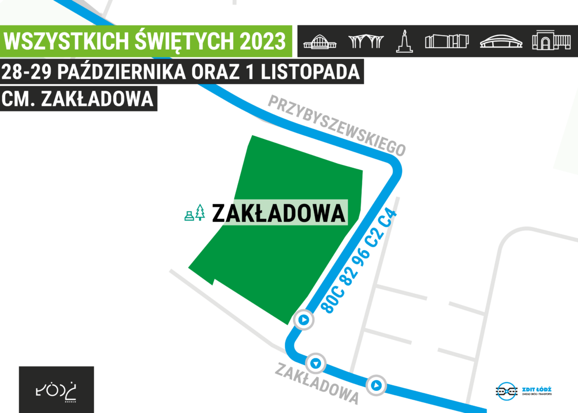 Jak dojechać na łódzkie cmentarze. Dowiezie do nich 8 linii specjalnych