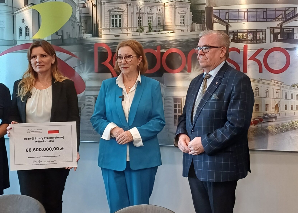 Radomsko: Ponad 68,5 mln zł dotacji na rozbudowę strefy przemysłowej