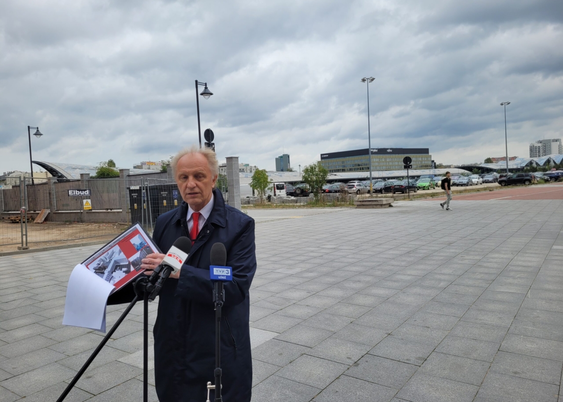 Poseł Włodzimierz Tomaszewski o planach inwestycyjnych Nowego Centrum Łodzi 1 Poseł Włodzimierz Tomaszewski o planach inwestycyjnych Nowego Centrum Łodzi