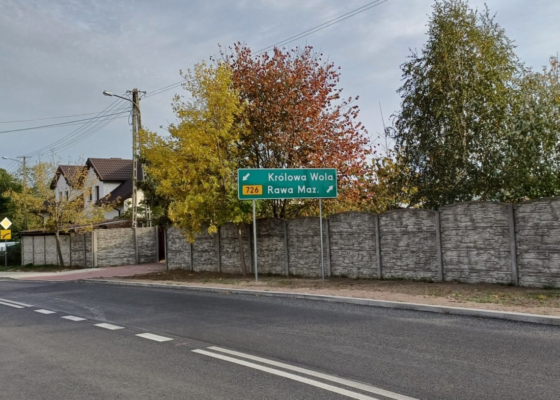 Podsumowano budowę odcinka Drogi Wojewódzkiej 726 w Rzeczycy