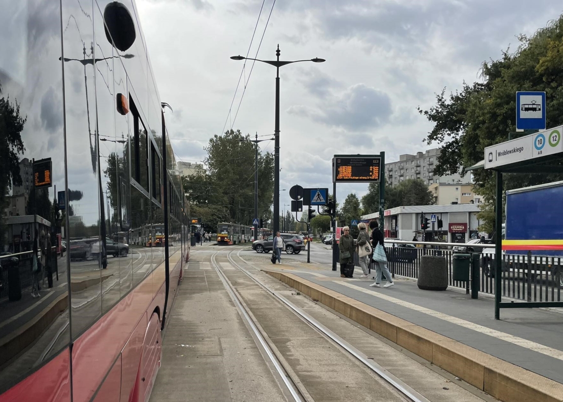 zatrzymanie ruchu tramwajowego na Bratysławskiej
