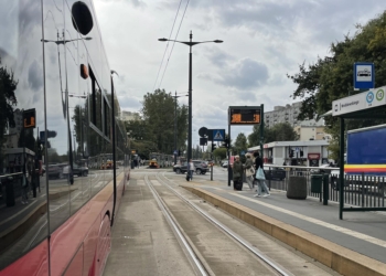 zatrzymanie ruchu tramwajowego na Bratysławskiej
