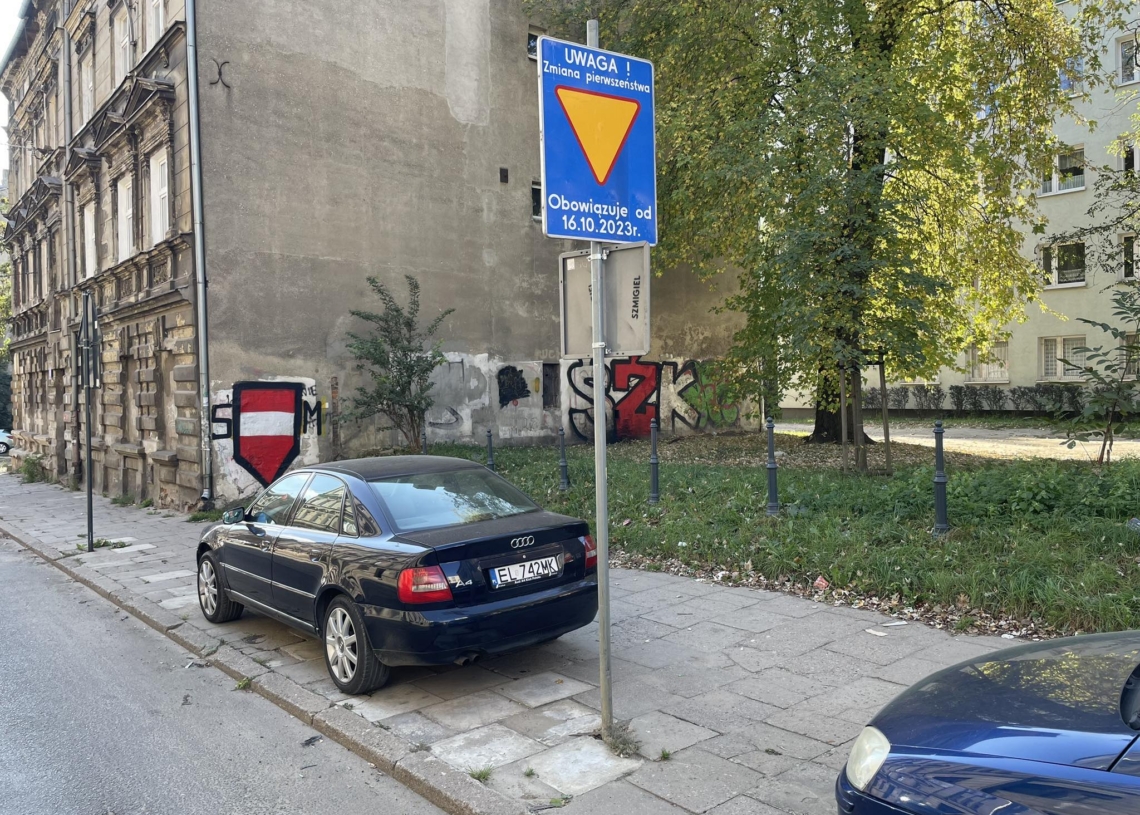 Ponowna zmiana organizacji ruchu na ul. Franciszkańskiej. Teraz pierwszeństwo ma ul. Wolborska