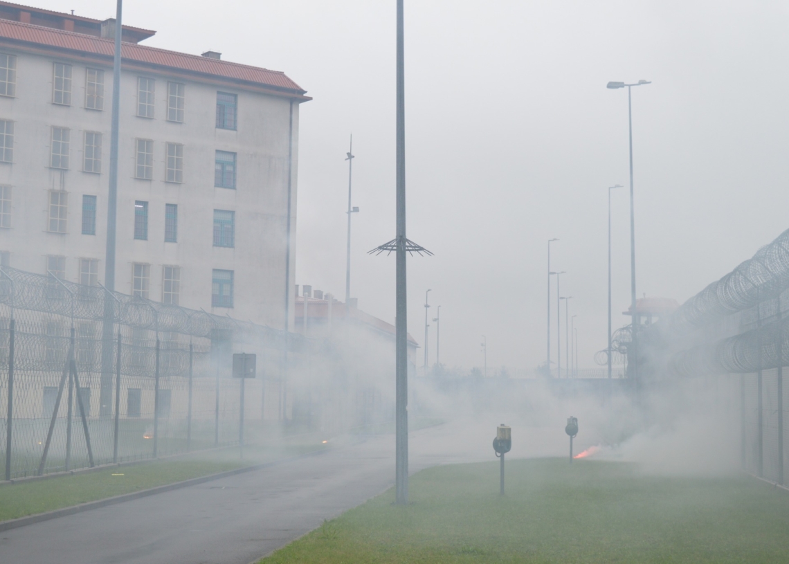 Ćwiczenia w Areszcie Śledczym w Piotrkowie. Foto: Areszt Śledczy