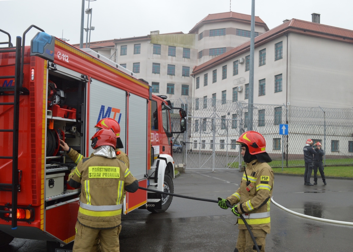 Ćwiczenia w Areszcie Śledczym w Piotrkowie. Foto: Areszt Śledczy
