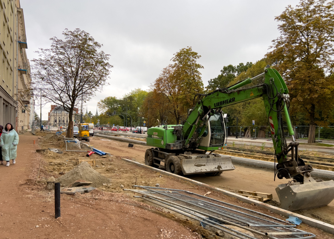 Modernizacja ul. Północnej. Wkrótce wylewanie podbudowy na południowej nitce i układanie pierwszej warstwy nawierzchni