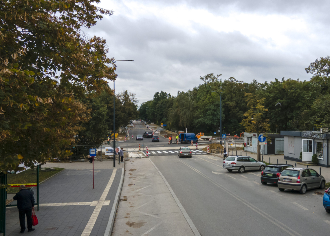 Sporo zmian na Bałutach, w rejonie modernizowanej ulicy Wojska Polskiego