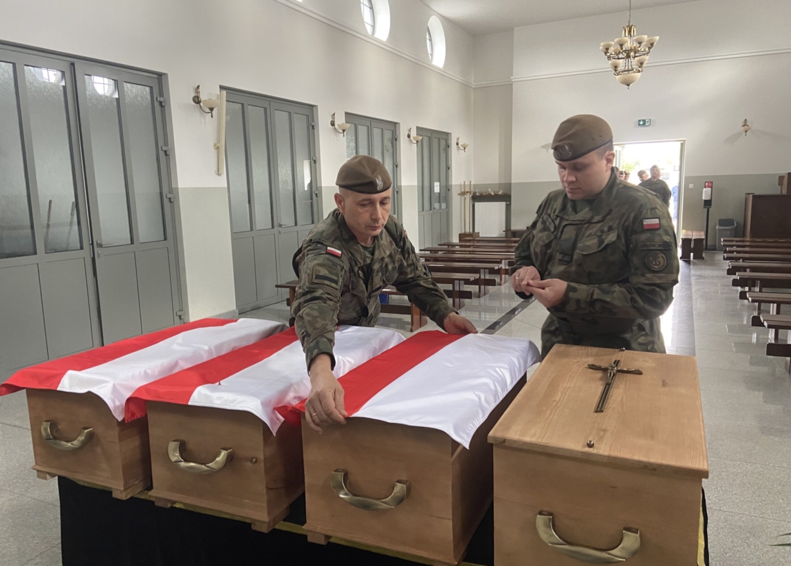 Uroczystości pogrzebowe 4 ofiar terroru komunistycznego