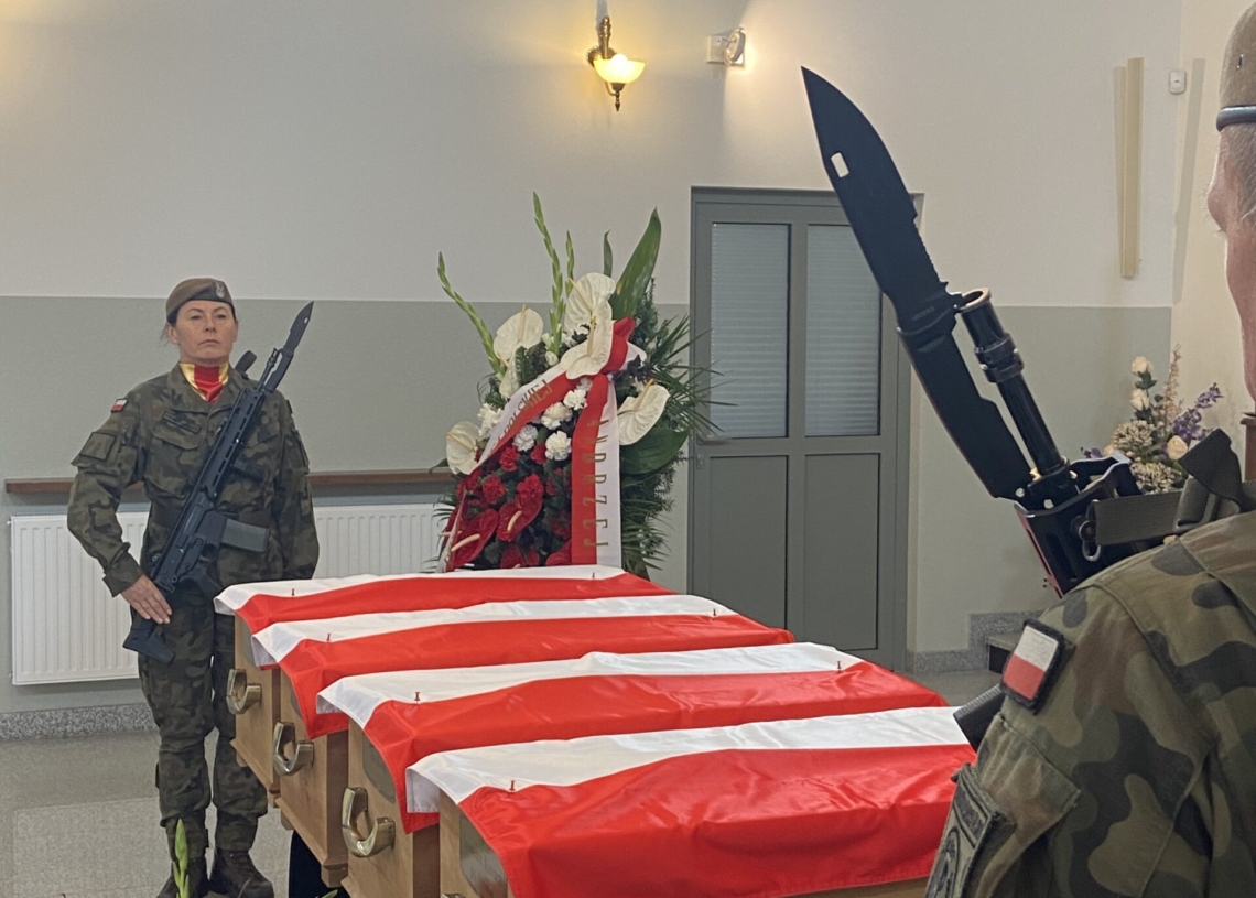 Uroczystości pogrzebowe 4 ofiar terroru komunistycznego