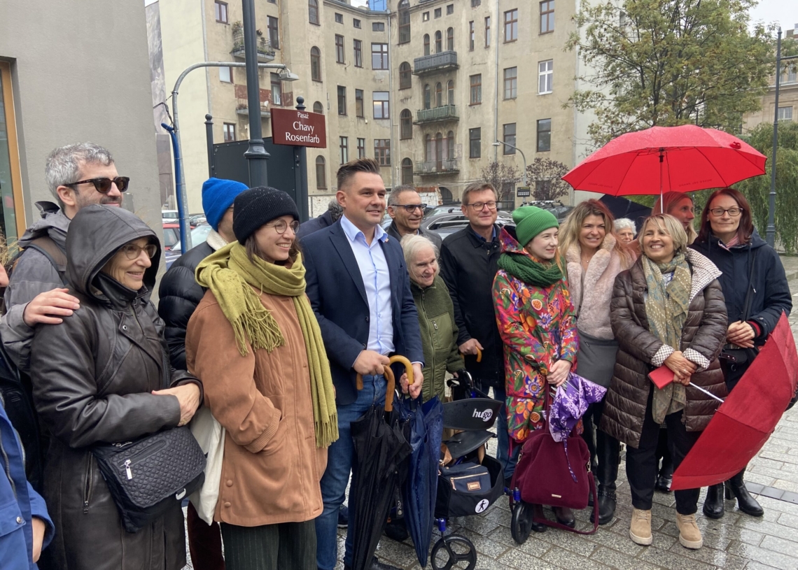 Pasaż Chavy Rosenfarb już otwarty
