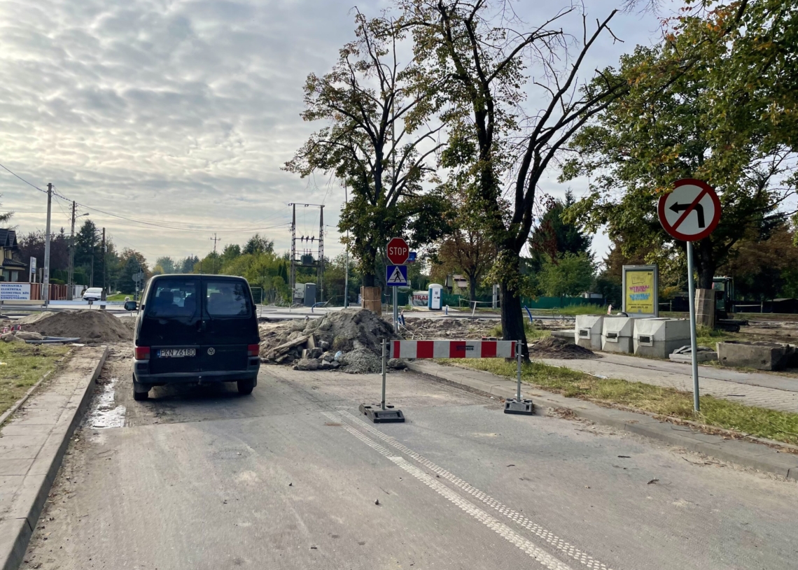 Przebudowa ul. Krakowskiej – możliwy przejazd przez nowe rondo