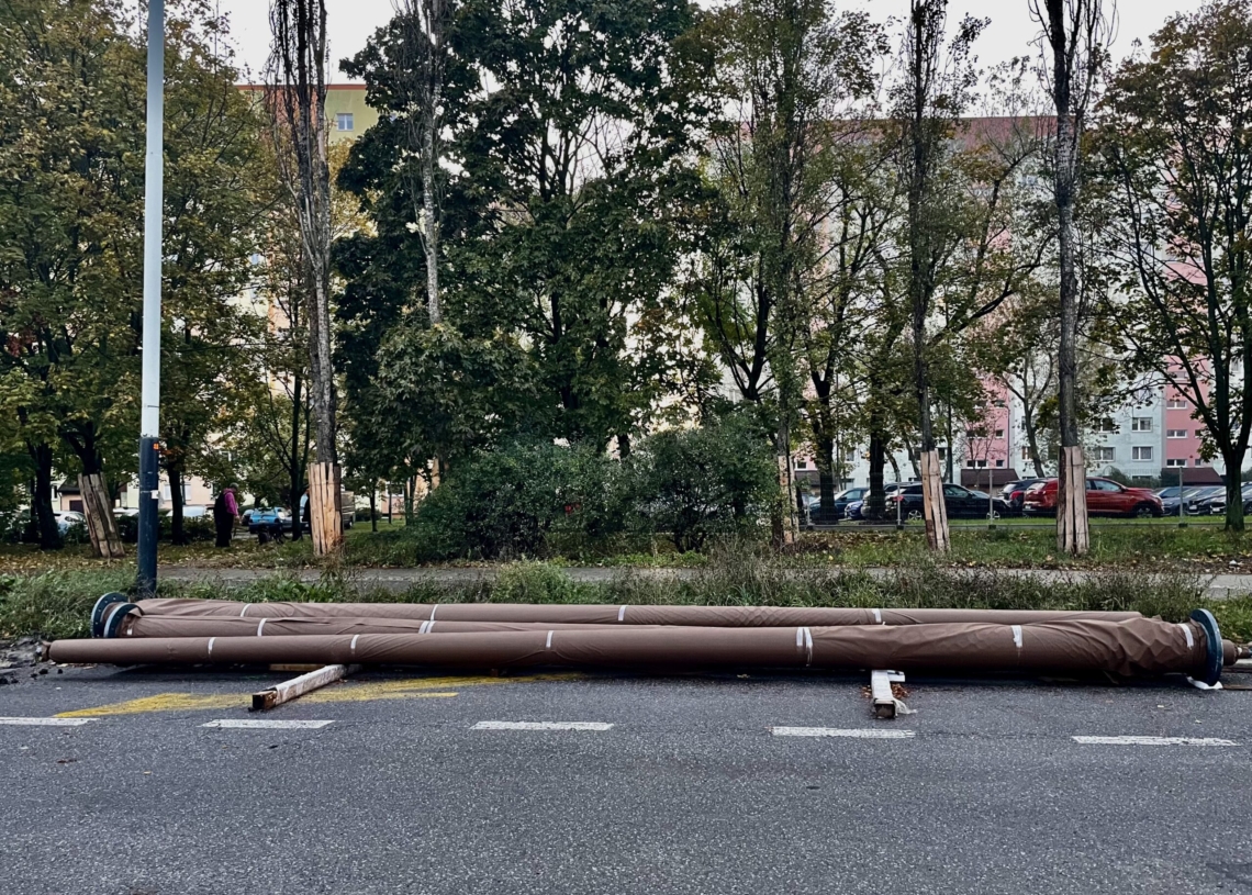 Przebudowa al. Śmigłego-Rydza. Nadal nie rozpoczęto prac na zachodniej jezdni