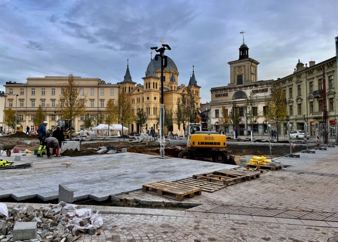 Modernizacja pl. Wolności zbliża się ku końcowi