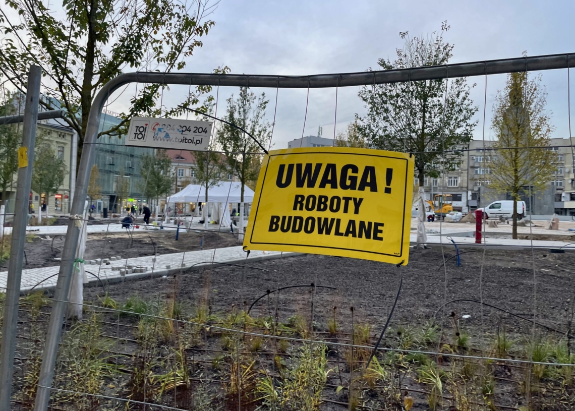 Modernizacja pl. Wolności zbliża się ku końcowi