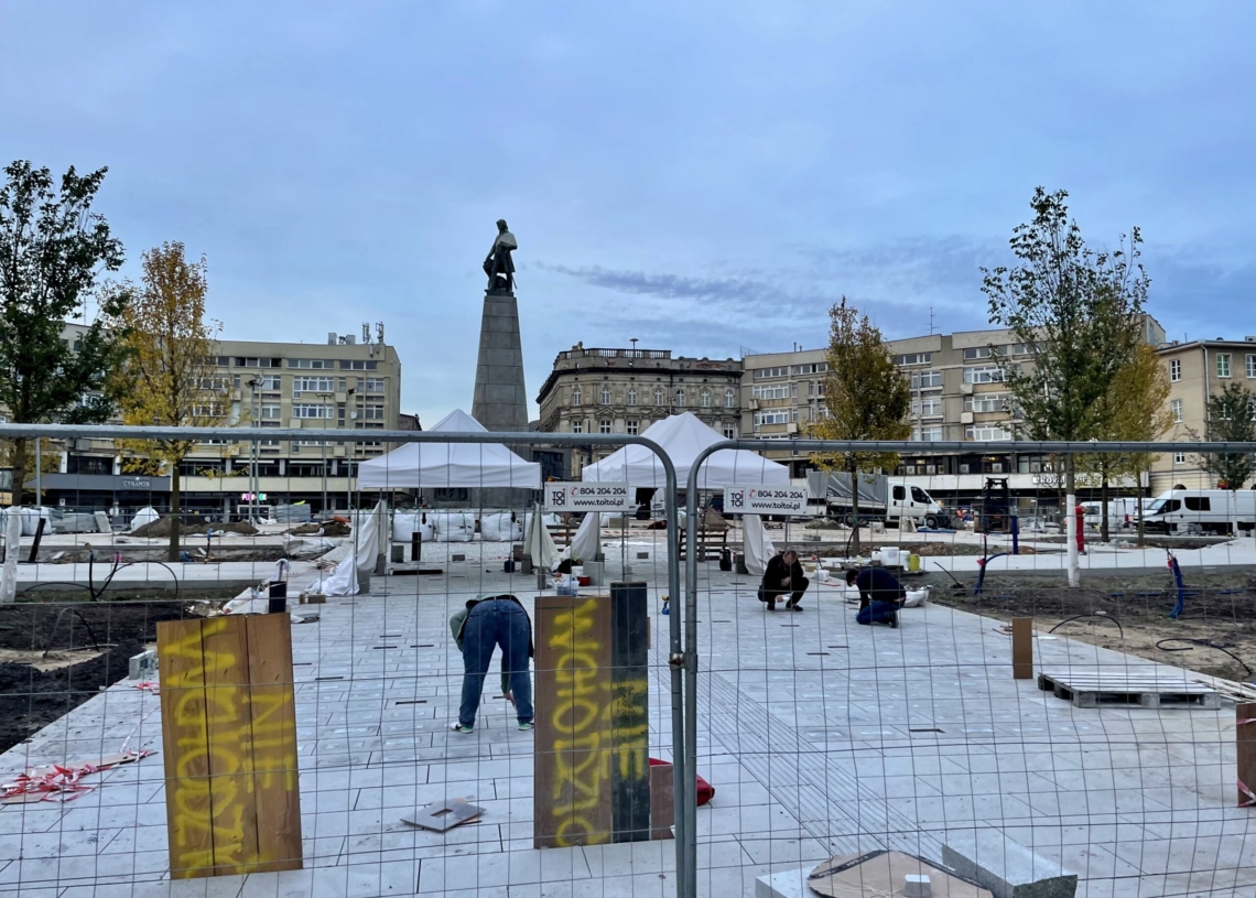 Modernizacja pl. Wolności zbliża się ku końcowi