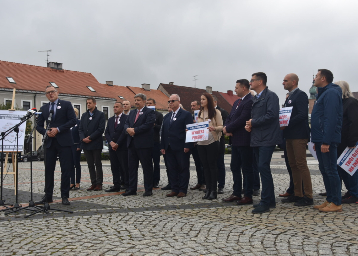 W Sieradzu zachęcano do wzięcia udziału w wyborach