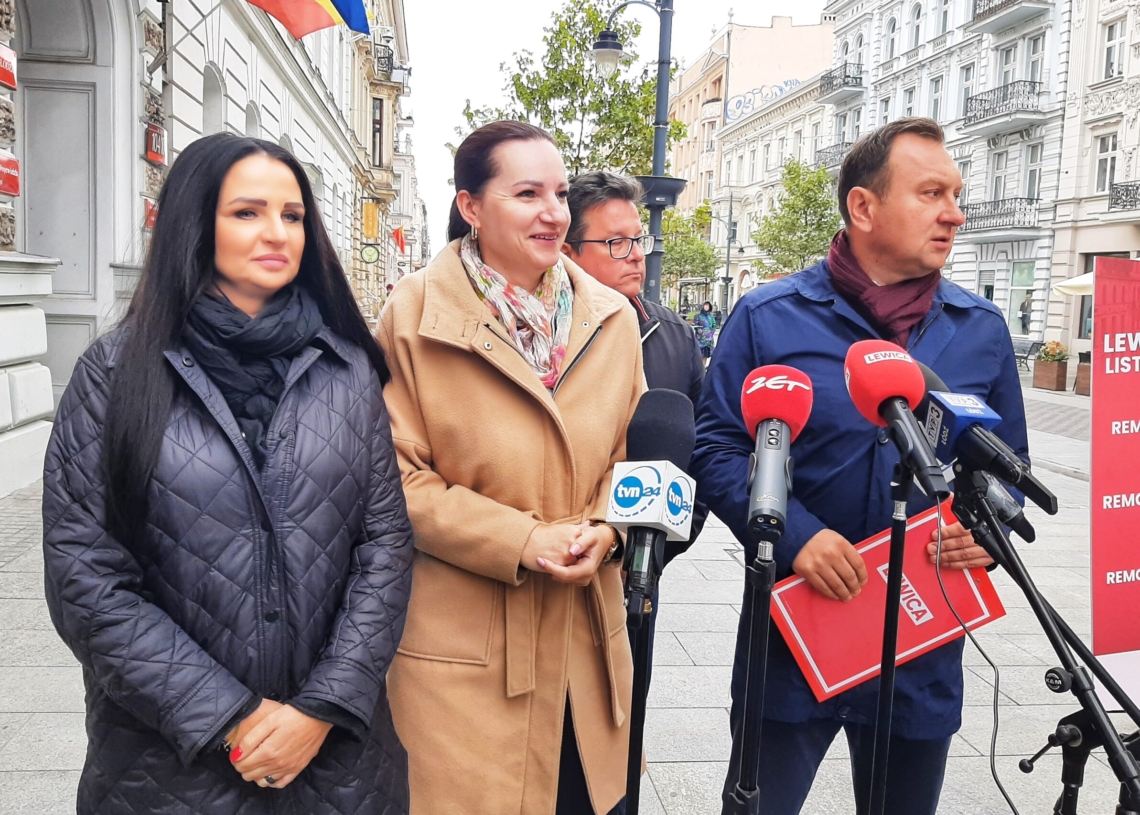 Tomasz Trela i plan pomocowy dla Łodzi 1 Konferencja Lewicy
